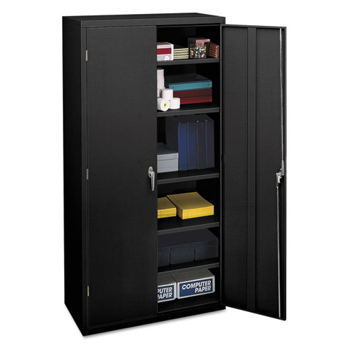 HON Assembled Storage Cabinet Black