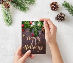 Send Custom Business Holiday Greeting Cards To Clients & Staff Members