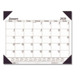 Refillable Desk Calendar Currently Displaying January 2020