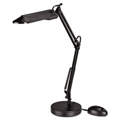 Full Spectrum "Daylight" Architect Lamp, 6.75"w x 20.5"d x 25"h, Matte Black