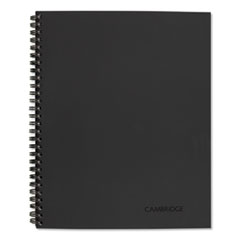 Wirebound Guided Business Notebook, Meeting Notes, Dark Gra, 11 x 8.25, 80 Sheets 