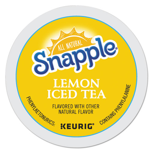 Snapple lemon iced tea pod for Keurig