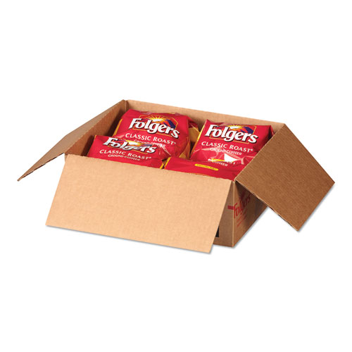 Folgers Coffee Filter Packs, Classic Roast, .9 oz, 10 Filters/ Pack, 4 Packs/ Carton 