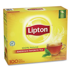Lipton Tea Bags, Regular, 100/Box