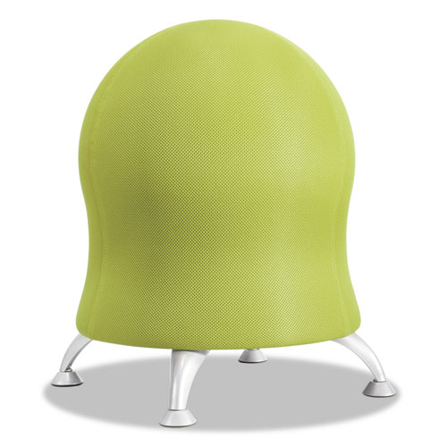 Zenergy Ball Chair, Grass Seat/ Grass Back, Silver Base