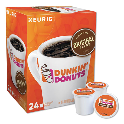 Dunkin’ K-Cup Pods, Original Blend, 24/Box 