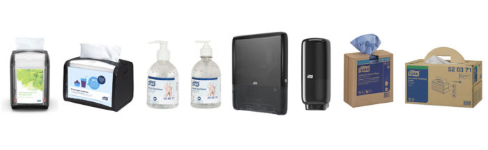 assorted hygiene products