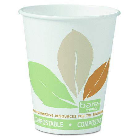 Dart® Bare by Solo Eco-Forward PLA Paper Hot Cups