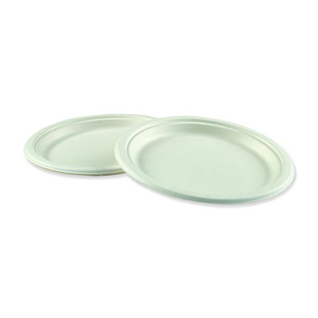 Boardwalk® Bagasse Molded Fiber Plates