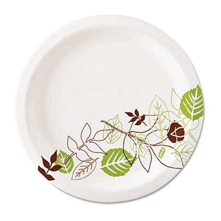 DXEUX7PATH Dixie® Pathways Soak-Proof Shield Mediumweight Paper Plates