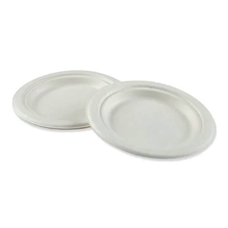 Boardwalk® Bagasse Molded Fiber Plates