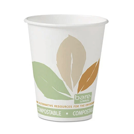 Dart® Bare by Solo Eco-Forward PLA Paper Hot Cups