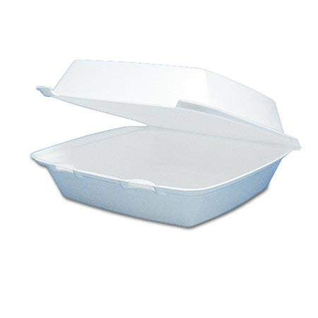 Dart® Foam Hinged Lid Containers