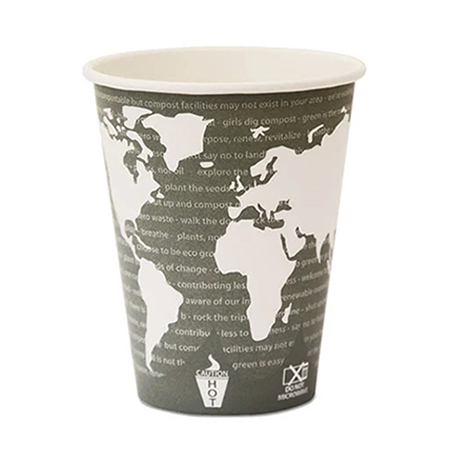 ECOEPBHC16GS Eco-Products® World Art Renewable & Compostable Hot Cups
