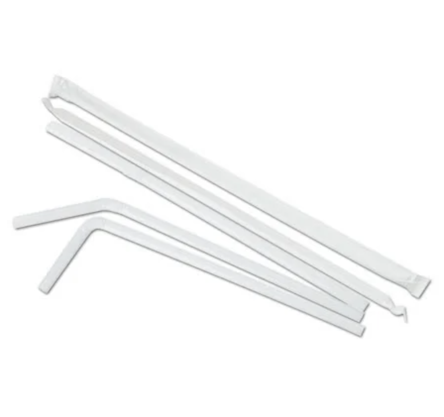 Boardwalk® Flexible Wrapped Straws
