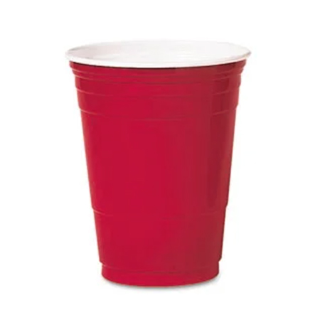 DCCP16R Dart® Solo Plastic Party Cold Cups